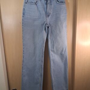 Abercrombie & Fitch Light Blue Straight Leg Curvy Love Jeans Size 26